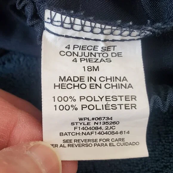 Nautica toddler 4 piece suit - Picture 9 of 10